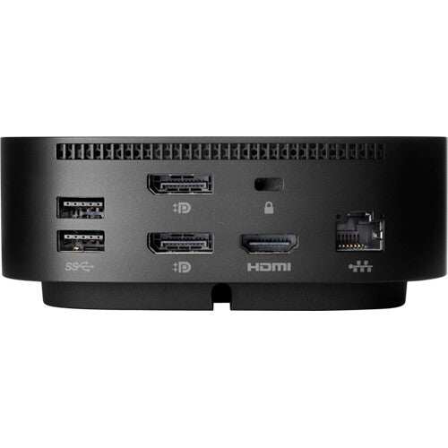 4k USB-C docking station connecting laptop with multiple devices