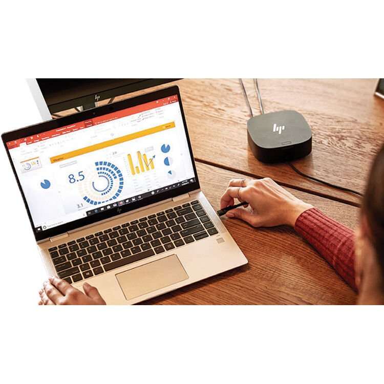 4k USB-C docking station with multiple ports and 4K display support
