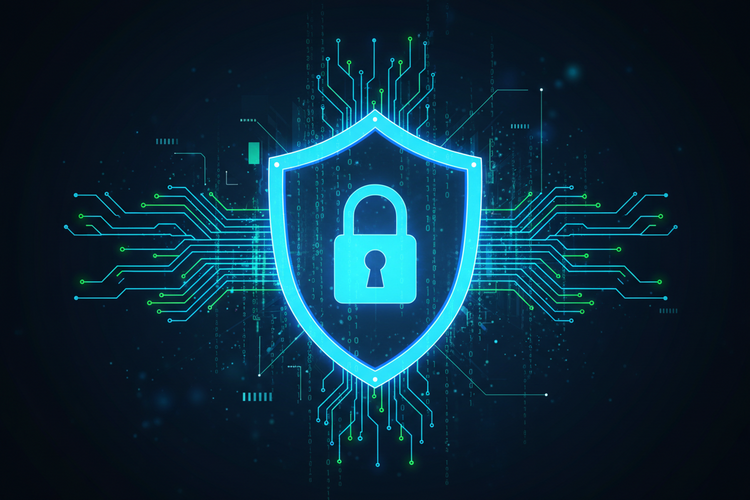 Cyber security shield protecting a computer network